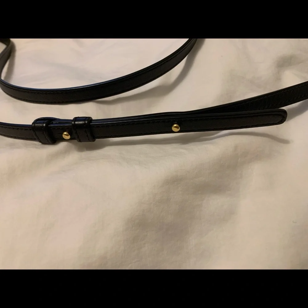 Authentic Celine Trio Lambskin Leather Designer Crossbody Bag in Black - Picture 5 of 16